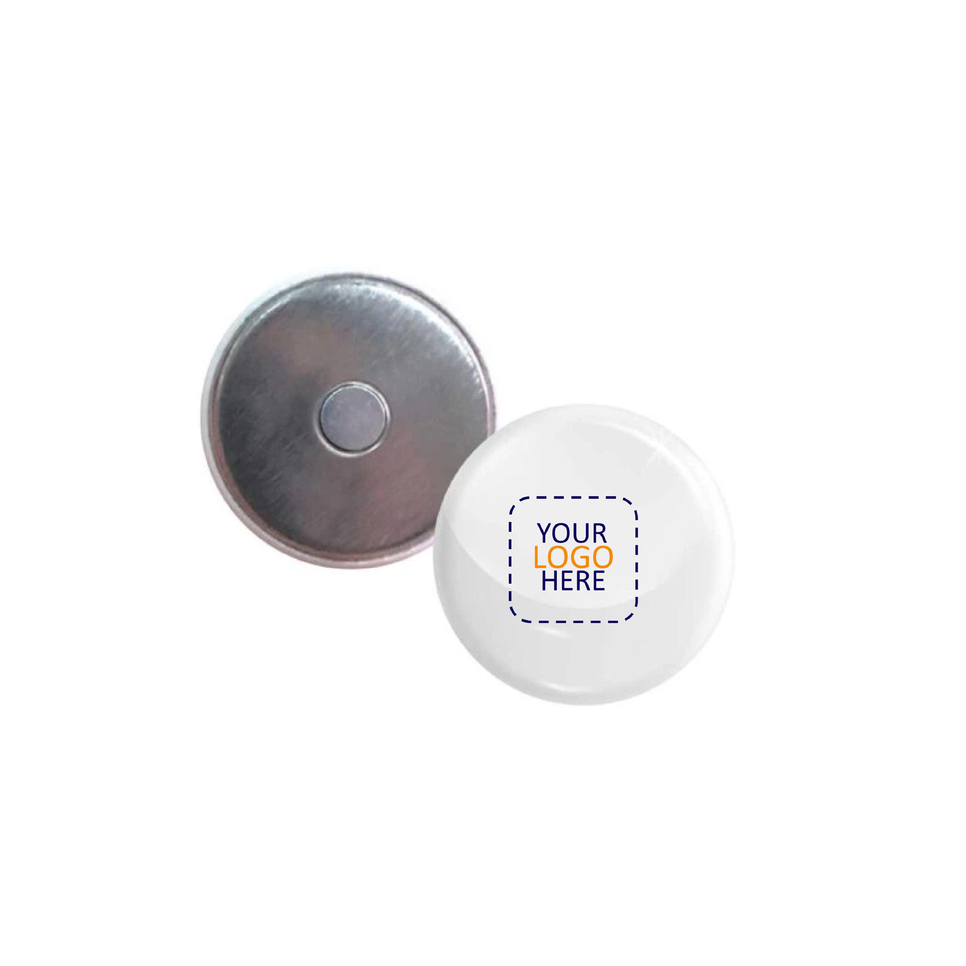 44mm Metal Button Badges Magnet Attachment